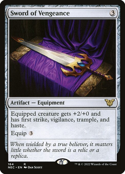 Sword of Vengeance (Neon Dynasty Commander)