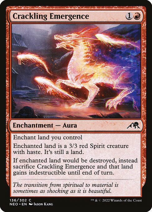 Crackling Emergence (Kamigawa: Neon Dynasty)