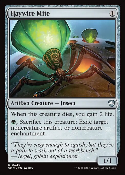 Haywire Mite (Secrets of Strixhaven Commander)