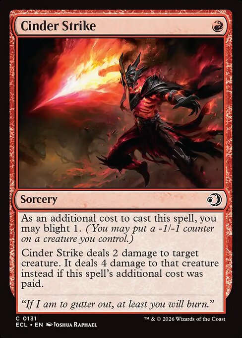Cinder Strike (Lorwyn Eclipsed)