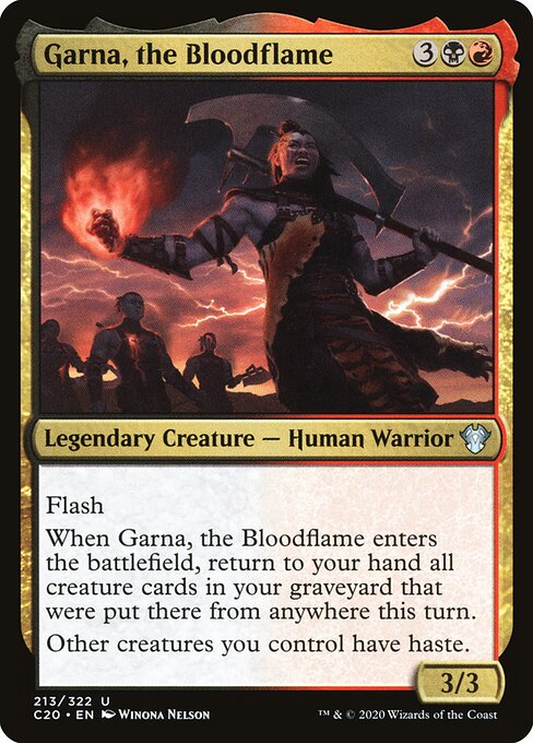 Garna, the Bloodflame (Commander 2020)