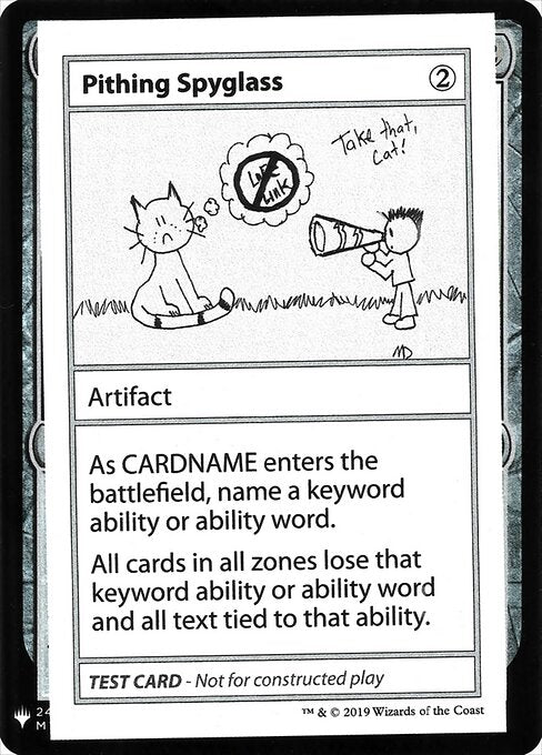 Pithing Spyglass (Mystery Booster Playtest Cards 2019)