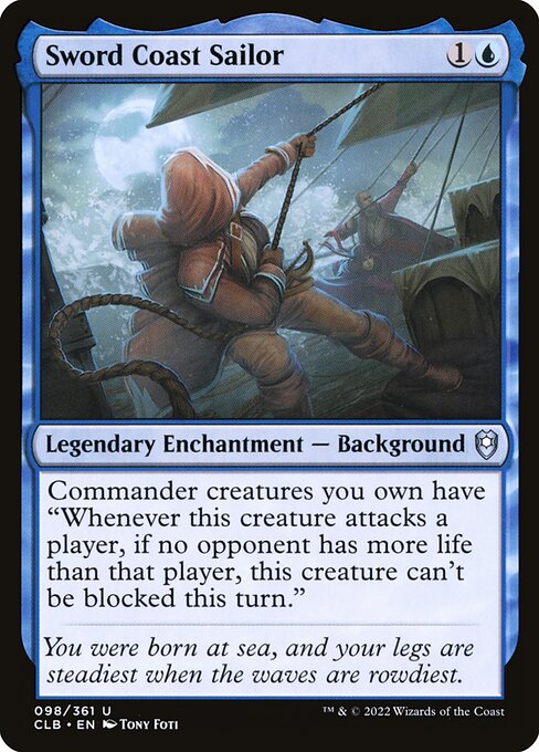 Sword Coast Sailor (Commander Legends: Battle for Baldur's Gate)