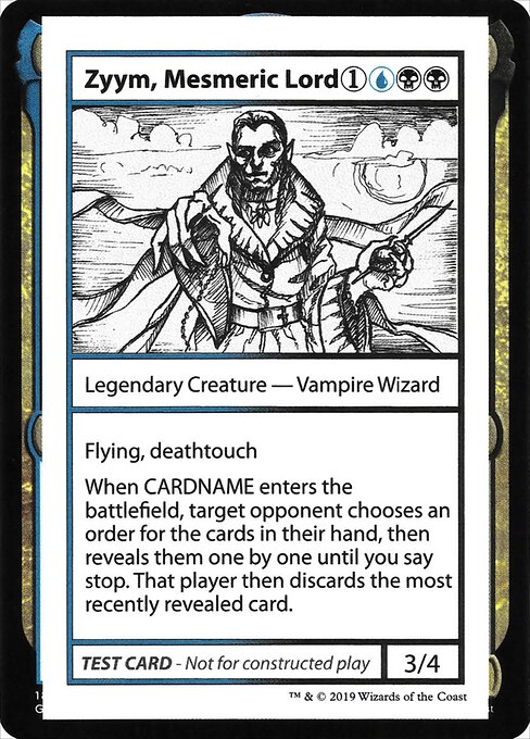 Zyym, Mesmeric Lord (Mystery Booster Playtest Cards 2021)