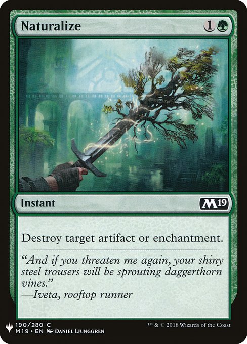 Naturalize (The List)