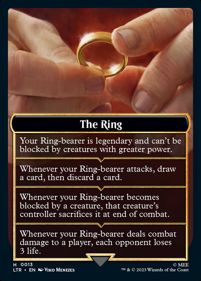The Ring // The Ring Tempts You (Tales of Middle-earth Tokens)