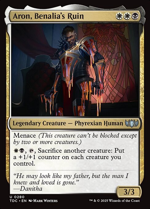Aron, Benalia's Ruin (Tarkir: Dragonstorm Commander)