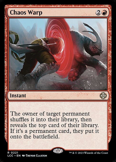 Chaos Warp (The Lost Caverns of Ixalan Commander)