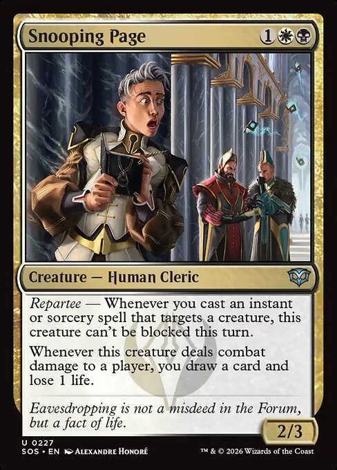 Snooping Page (Secrets of Strixhaven)