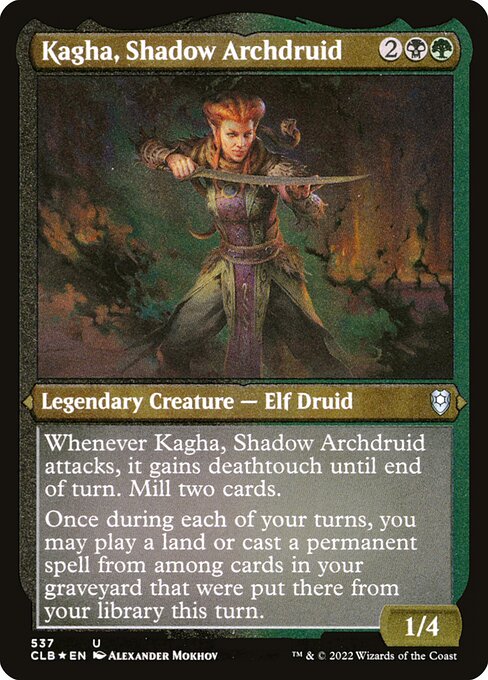 Kagha, Shadow Archdruid (Commander Legends: Battle for Baldur's Gate)