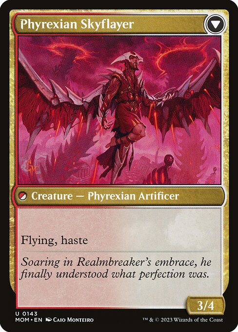 Harried Artisan // Phyrexian Skyflayer (March of the Machine)
