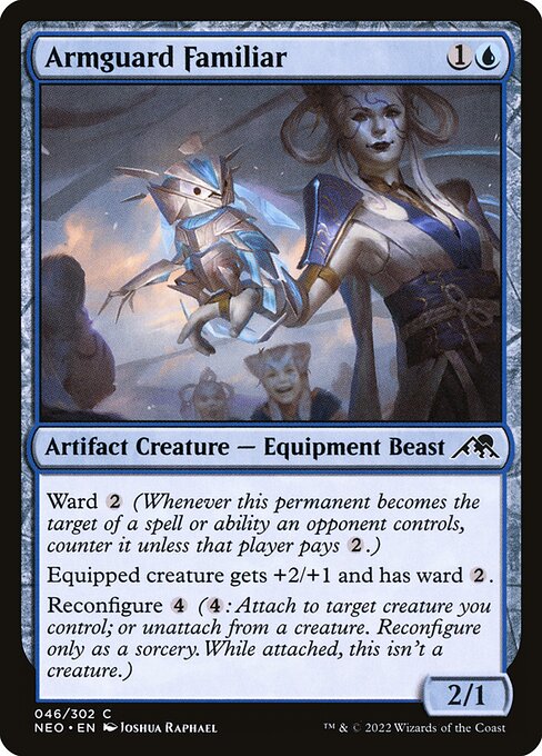 Armguard Familiar (Kamigawa: Neon Dynasty)