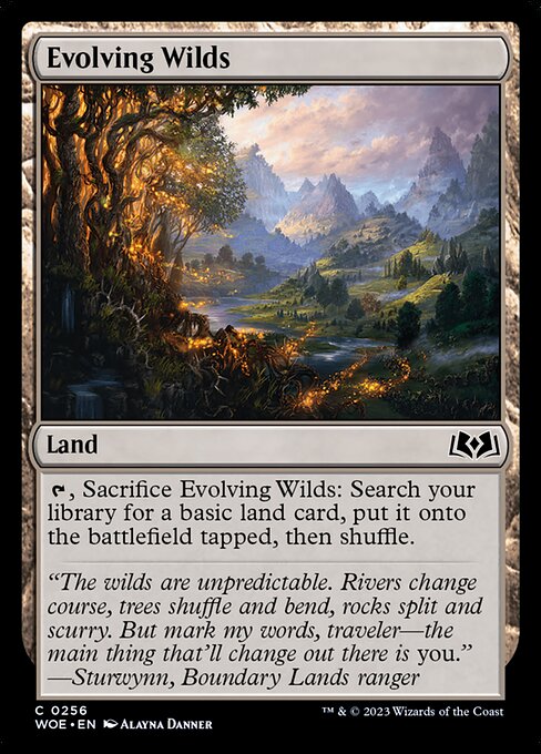 Evolving Wilds (Wilds of Eldraine)