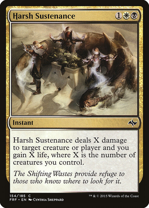 Harsh Sustenance (Fate Reforged)