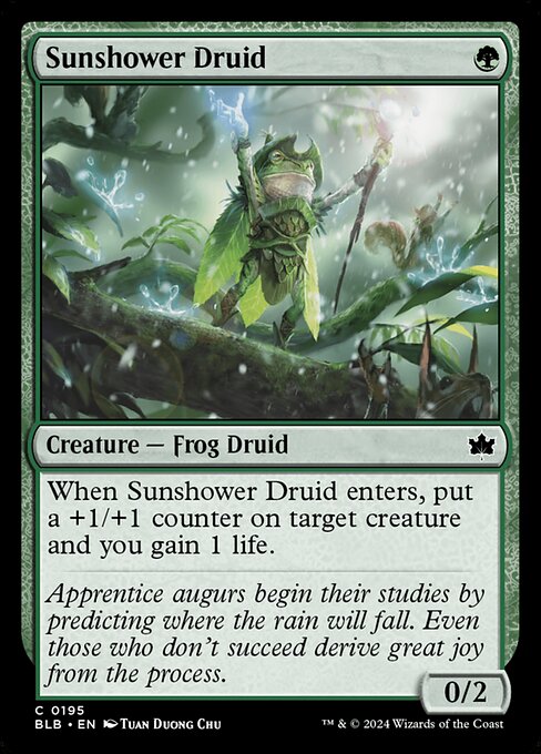 Sunshower Druid (Bloomburrow)