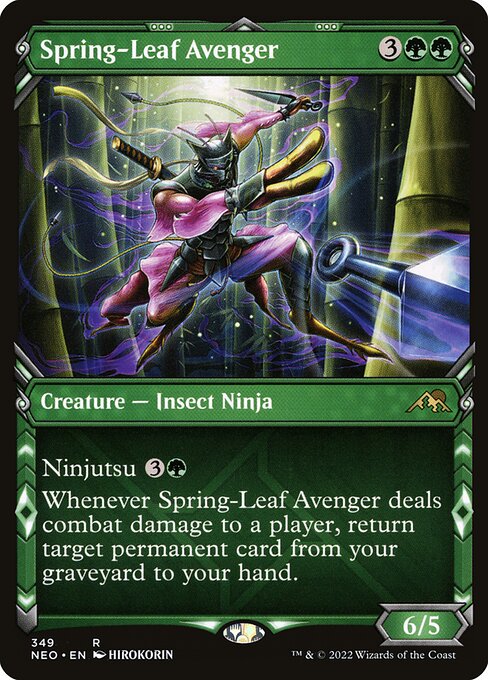 Spring-Leaf Avenger (Kamigawa: Neon Dynasty)