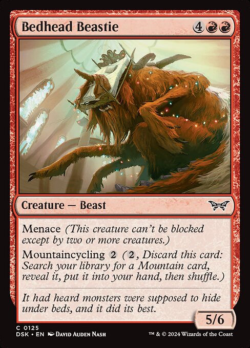Bedhead Beastie (Duskmourn: House of Horror)