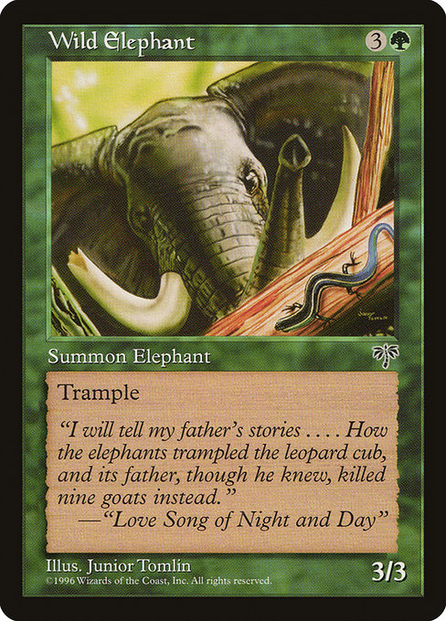 Wild Elephant (Mirage)