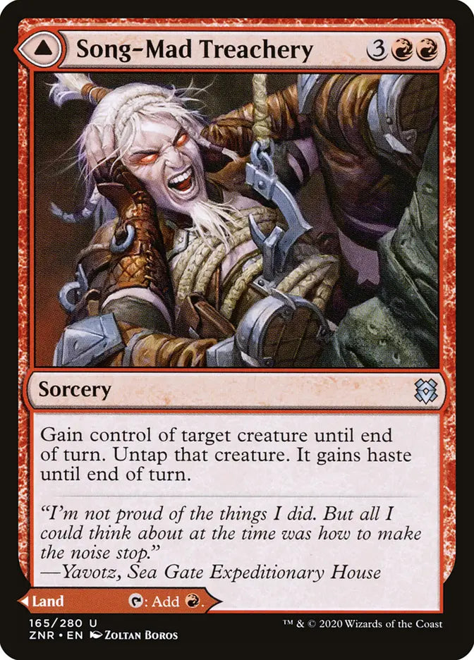 Song-Mad Treachery // Song-Mad Ruins (Zendikar Rising)