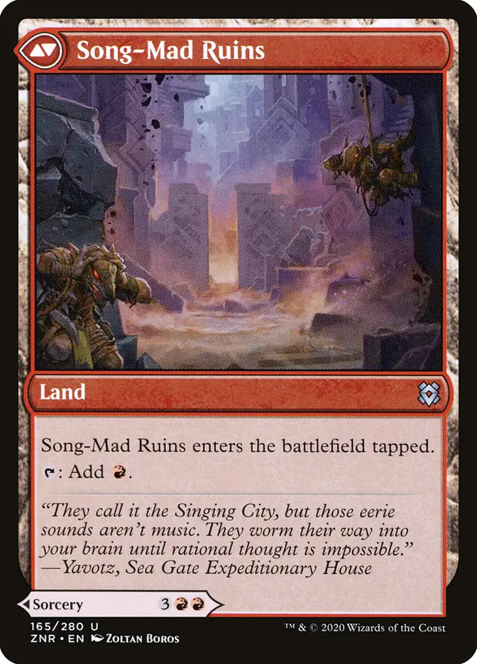 Song-Mad Treachery // Song-Mad Ruins (Zendikar Rising)