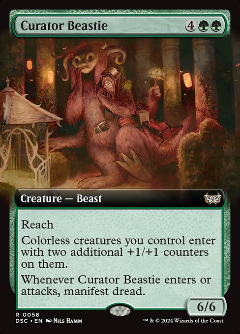 Curator Beastie (Duskmourn: House of Horror Commander)
