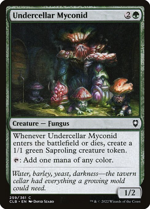 Undercellar Myconid (Commander Legends: Battle for Baldur's Gate)