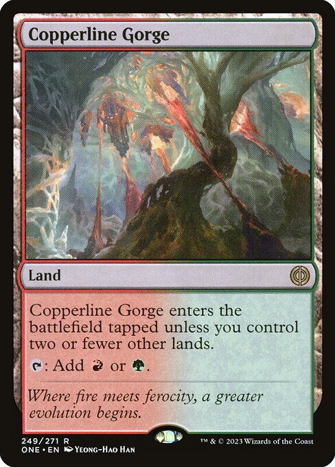 Copperline Gorge (Phyrexia: All Will Be One)