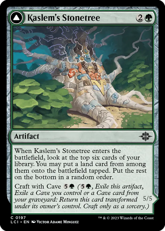 Kaslem's Stonetree // Kaslem's Strider (The Lost Caverns of Ixalan)