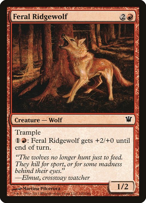 Feral Ridgewolf (Innistrad)