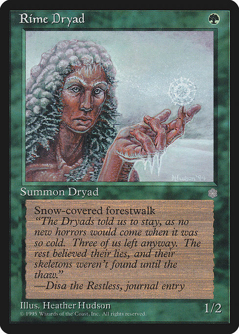 Rime Dryad (Ice Age)