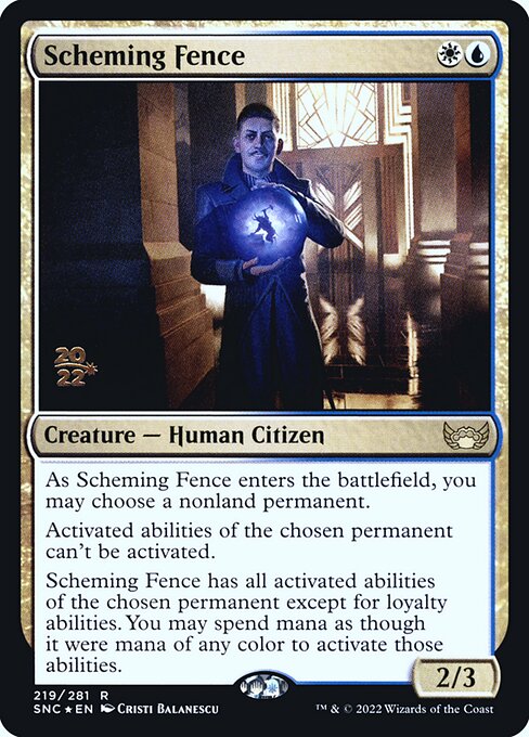 Scheming Fence (Streets of New Capenna Promos)