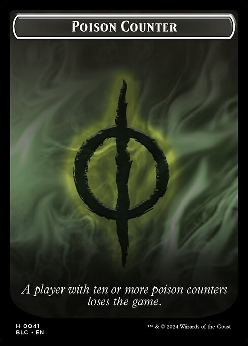 Poison Counter (Bloomburrow Commander Tokens)