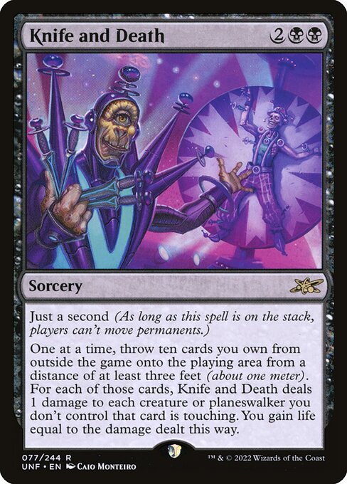 Knife and Death (Unfinity)