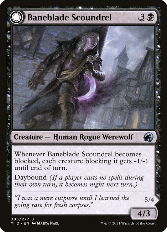 Baneblade Scoundrel // Baneclaw Marauder (Innistrad: Midnight Hunt)