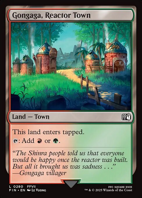 Gongaga, Reactor Town (Final Fantasy)