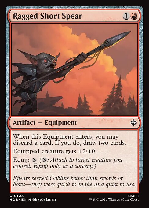 Ragged Short Spear (The Hobbit)