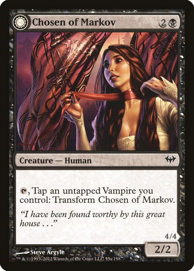 Chosen of Markov // Markov's Servant (Dark Ascension)