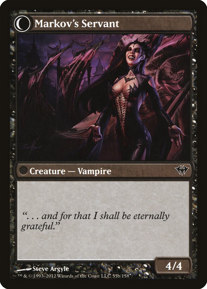 Chosen of Markov // Markov's Servant (Dark Ascension)