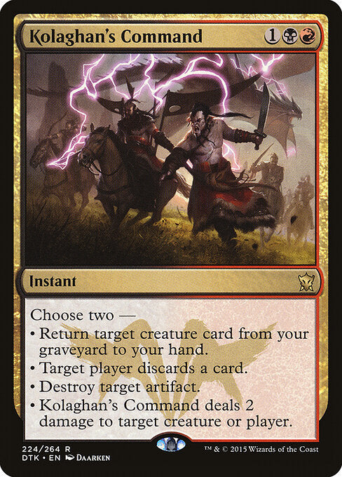 Kolaghan's Command (Dragons of Tarkir)