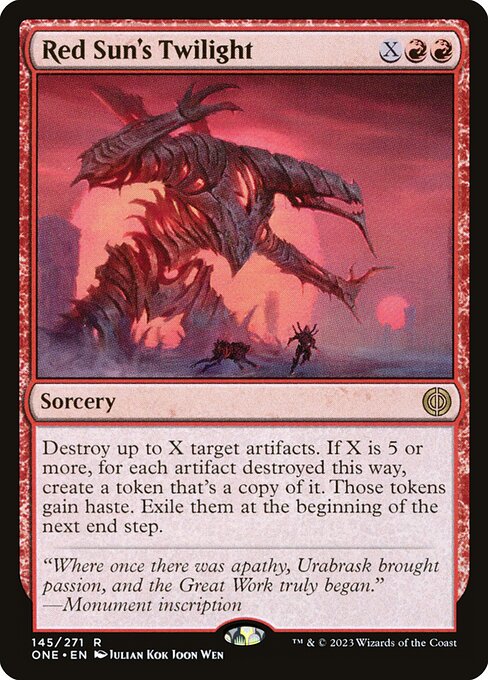 Red Sun's Twilight (Phyrexia: All Will Be One)