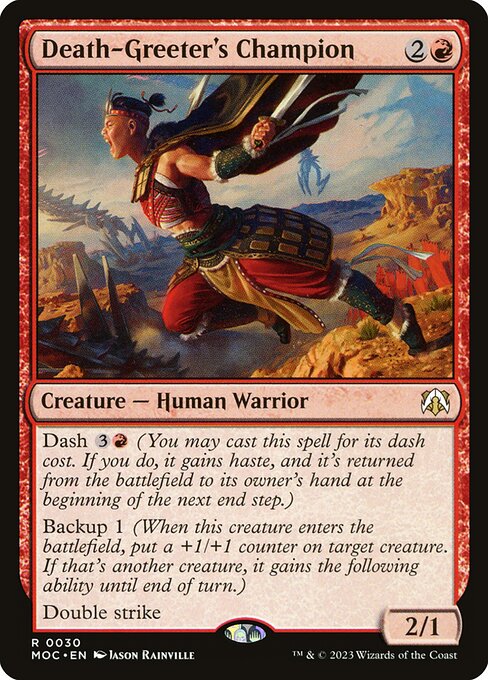 Death-Greeter's Champion (March of the Machine Commander)