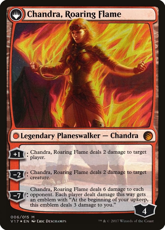 Chandra, Fire of Kaladesh // Chandra, Roaring Flame (From the Vault: Transform)