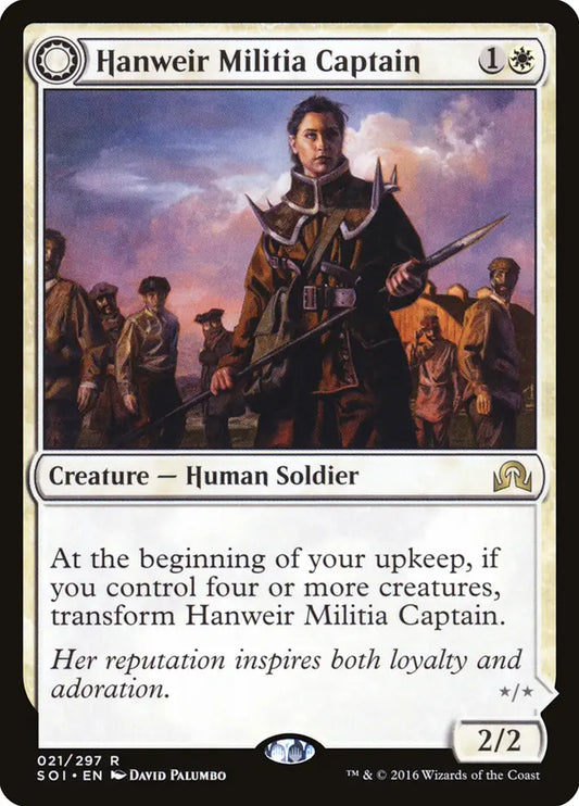 Hanweir Militia Captain // Westvale Cult Leader (Shadows over Innistrad)
