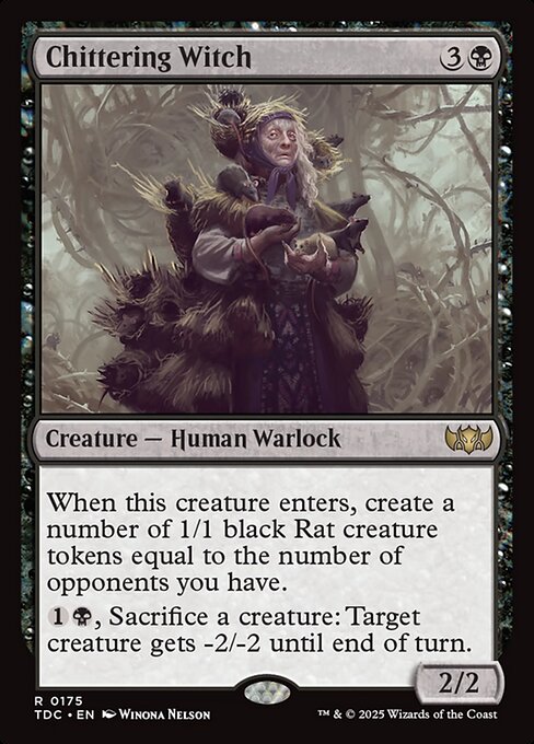 Chittering Witch (Tarkir: Dragonstorm Commander)