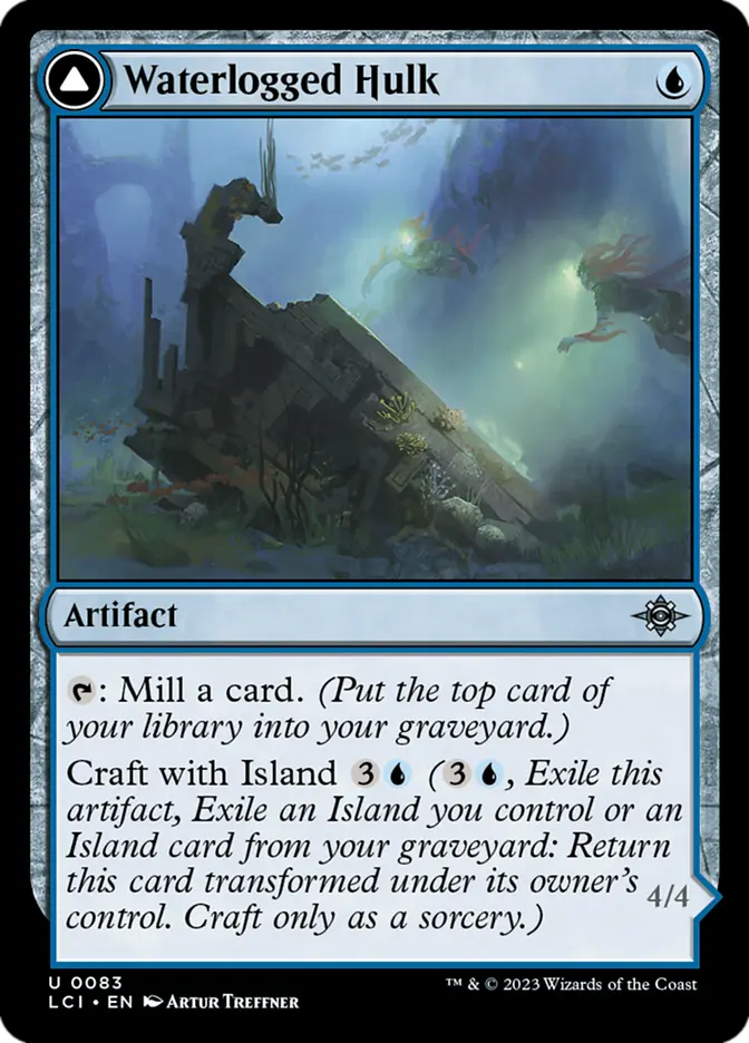 Waterlogged Hulk // Watertight Gondola (The Lost Caverns of Ixalan)