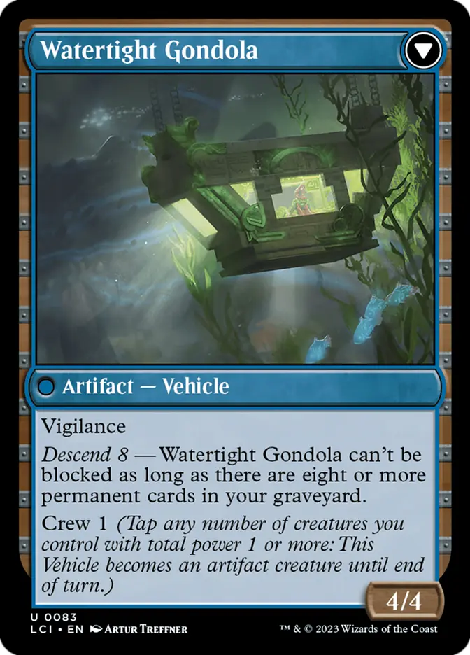 Waterlogged Hulk // Watertight Gondola (The Lost Caverns of Ixalan)