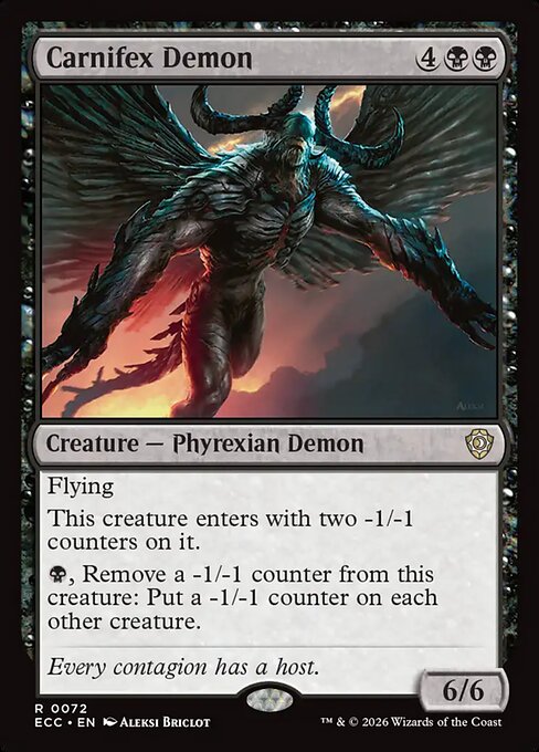 Carnifex Demon (Lorwyn Eclipsed Commander)