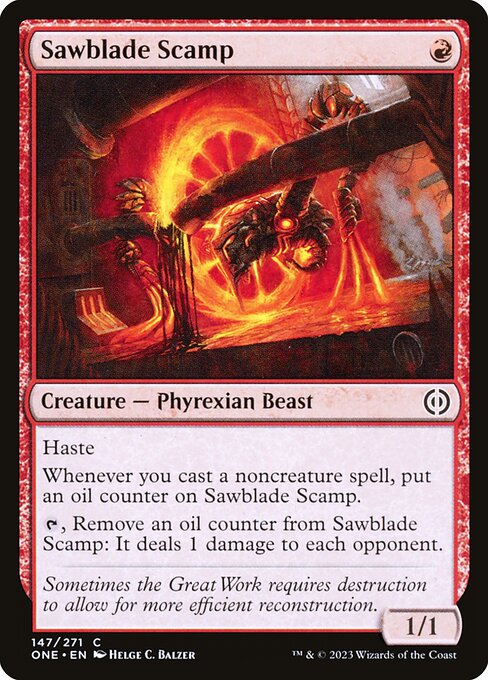 Sawblade Scamp (Phyrexia: All Will Be One)