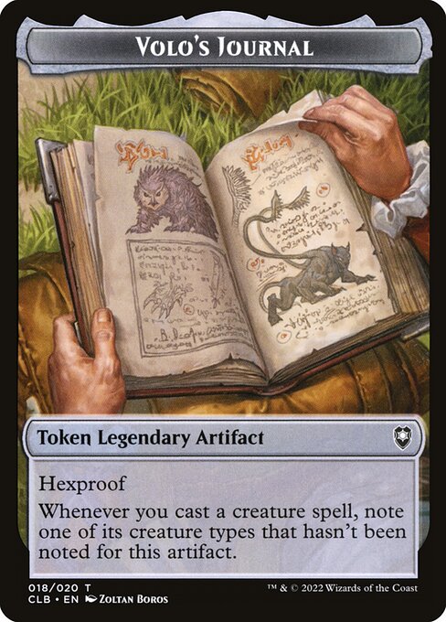 Volo's Journal (Battle for Baldur's Gate Tokens)