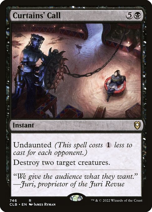 Curtains' Call (Commander Legends: Battle for Baldur's Gate)